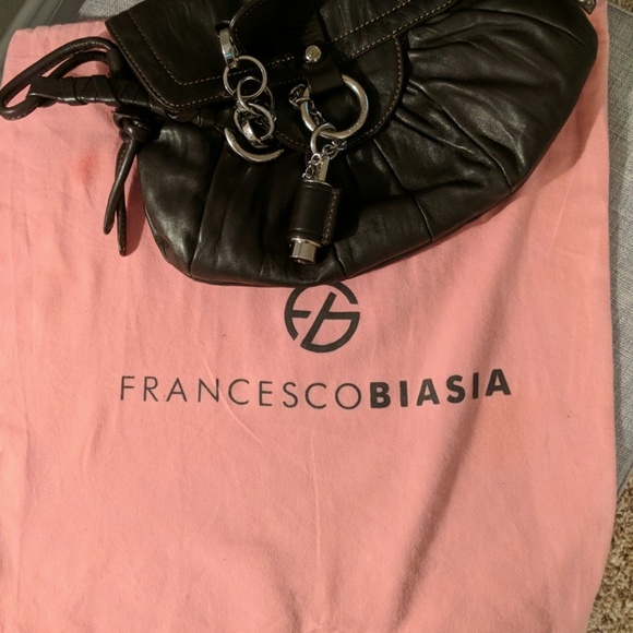 Brown leather designer purse - Picture 6 of 8